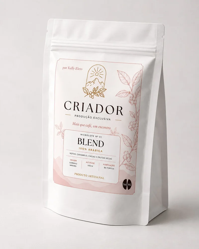 Embalagem do Café Criador
